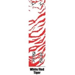 Bohning Arrow Wrap Standard 4″ White & Red Tiger 12 Pack 501001WRT