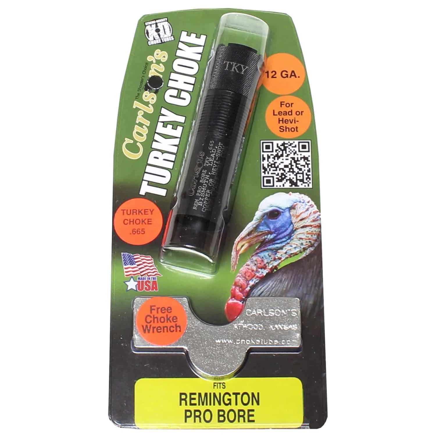Carlson’s Choke Tubes REMINGTON PRO BORE EXTENDED TURKEY CHOKE TUBES 12GA .665 45008 4 Carlson’s Choke Tubes REMINGTON PRO BORE EXTENDED TURKEY CHOKE TUBES 12GA .665 45008 - Image 2