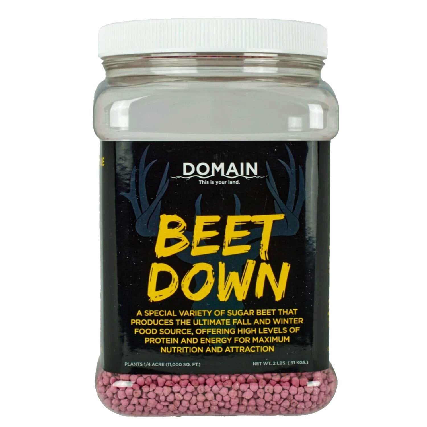 Domain Outdoor Food Plot Seed Beet Down 2lb Jug (Plants 1/4 ACRE) 3 Domain Outdoor Food Plot Seed Beet Down 2lb Jug (Plants 1/4 ACRE)