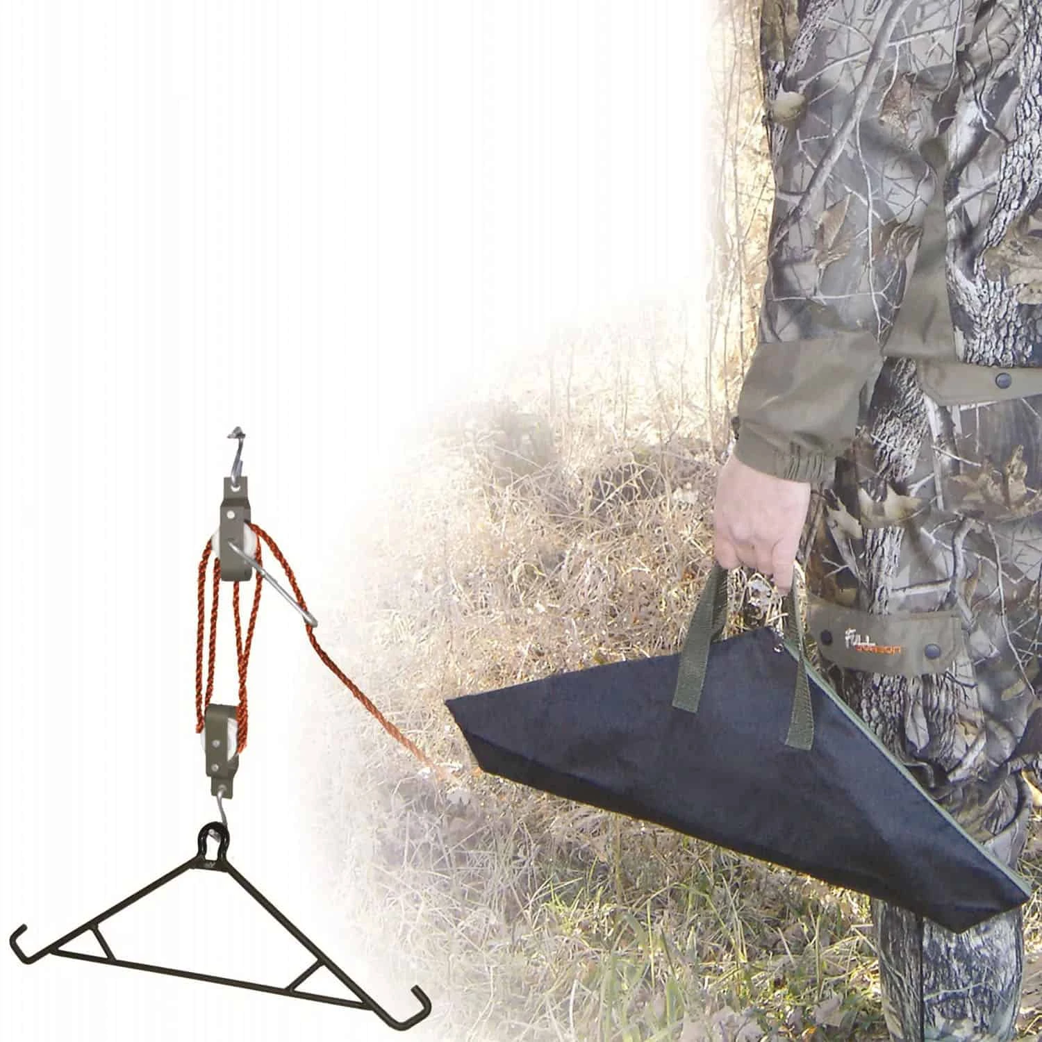 HME Products Game Hanging 4:1 Ratio Game Hoist System With Gambrel HME-GHG-4 3 HME Products Game Hanging 4:1 Ratio Game Hoist System With Gambrel HME-GHG-4