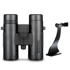 Hawke Optics Binocular Endurance ED 10×42 Black 36206 Combo Pack W/ Tripod Adapter (36206 & 64104)