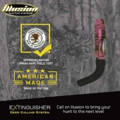 Illusion Game Call System Extinguisher Deer Call Pink 743