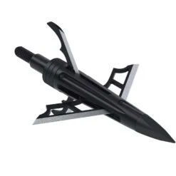 New Archery Products Broadhead DK4 4 Blade 1 3/4″ Cut 125 Grain 3 Pack Mechanical NAP-60-DK125