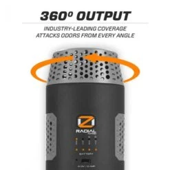 OZ ScentLok Radial Nano Ozone Deodorizer Deluxe Package W/ Free OZ20 Car Unit 4151190 + 82913 -Hunting Supply Store OZ 18172 ScentLok OZ Radial Nano Black Ozone Unit 4151190 090 360 Top