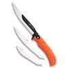 Outdoor Edge RazorMax Replaceable Fixed Blade Skinning & Boning Hunting Knife With Nylon Sheath Blaze Orange RMB-20