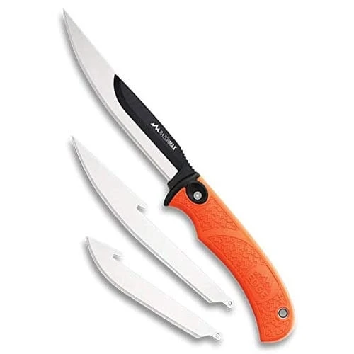 Outdoor Edge RazorMax Replaceable Fixed Blade Skinning & Boning Hunting Knife With Nylon Sheath Blaze Orange RMB-20 3 Outdoor Edge RazorMax Replaceable Fixed Blade Skinning & Boning Hunting Knife With Nylon Sheath Blaze Orange RMB-20