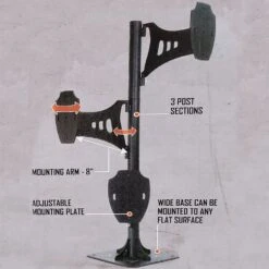 Skull Hooker Short Trophy Tree Black SKH-STTSM-BLK