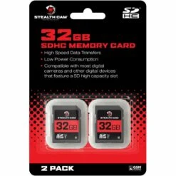 Stealth Cam SD HC Memory Card 32GB 2 Pack STC-32GB-2PK