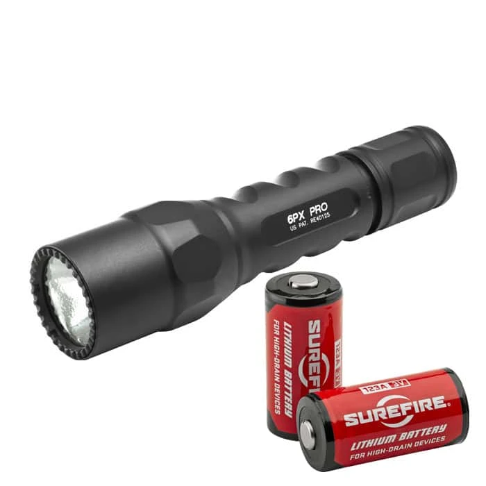 Surefire 6PX PRO Flashlight LED 600 Lumen 6PX-D-BK W/ 2 Free Batteries 4 Surefire 6PX PRO Flashlight LED 600 Lumen 6PX-D-BK W/ 2 Free Batteries - Image 2