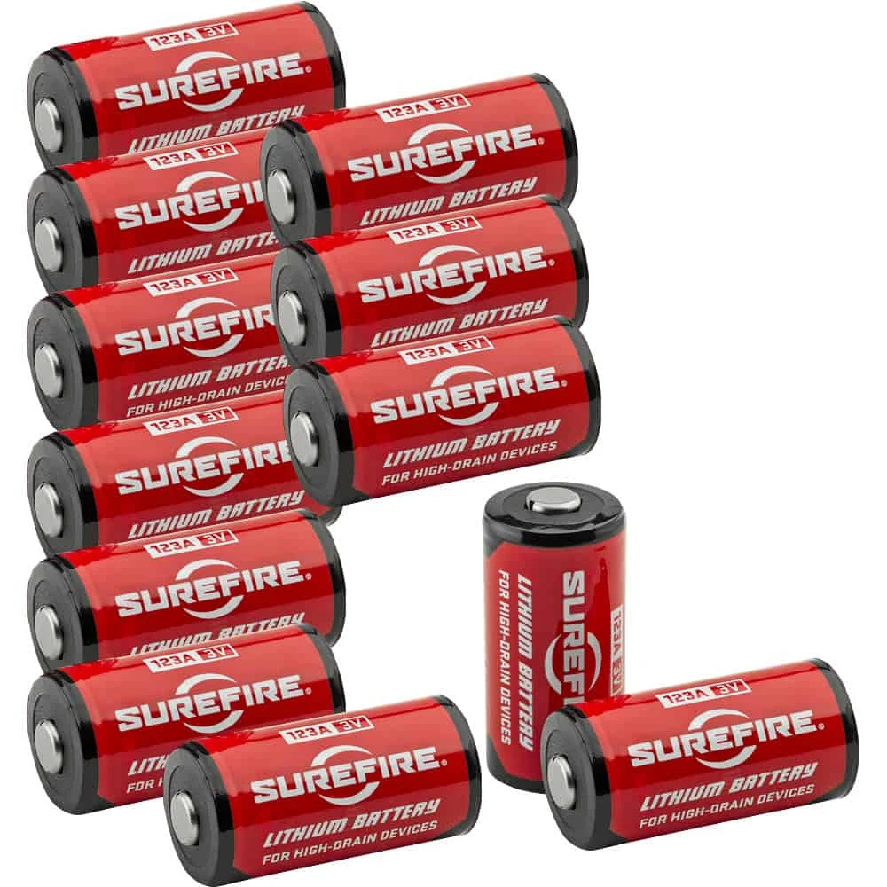 Surefire 123A Lithium Batteries 3V 12 Pack SF12A-BB CS 3 Surefire 123A Lithium Batteries 3V 12 Pack SF12A-BB CS