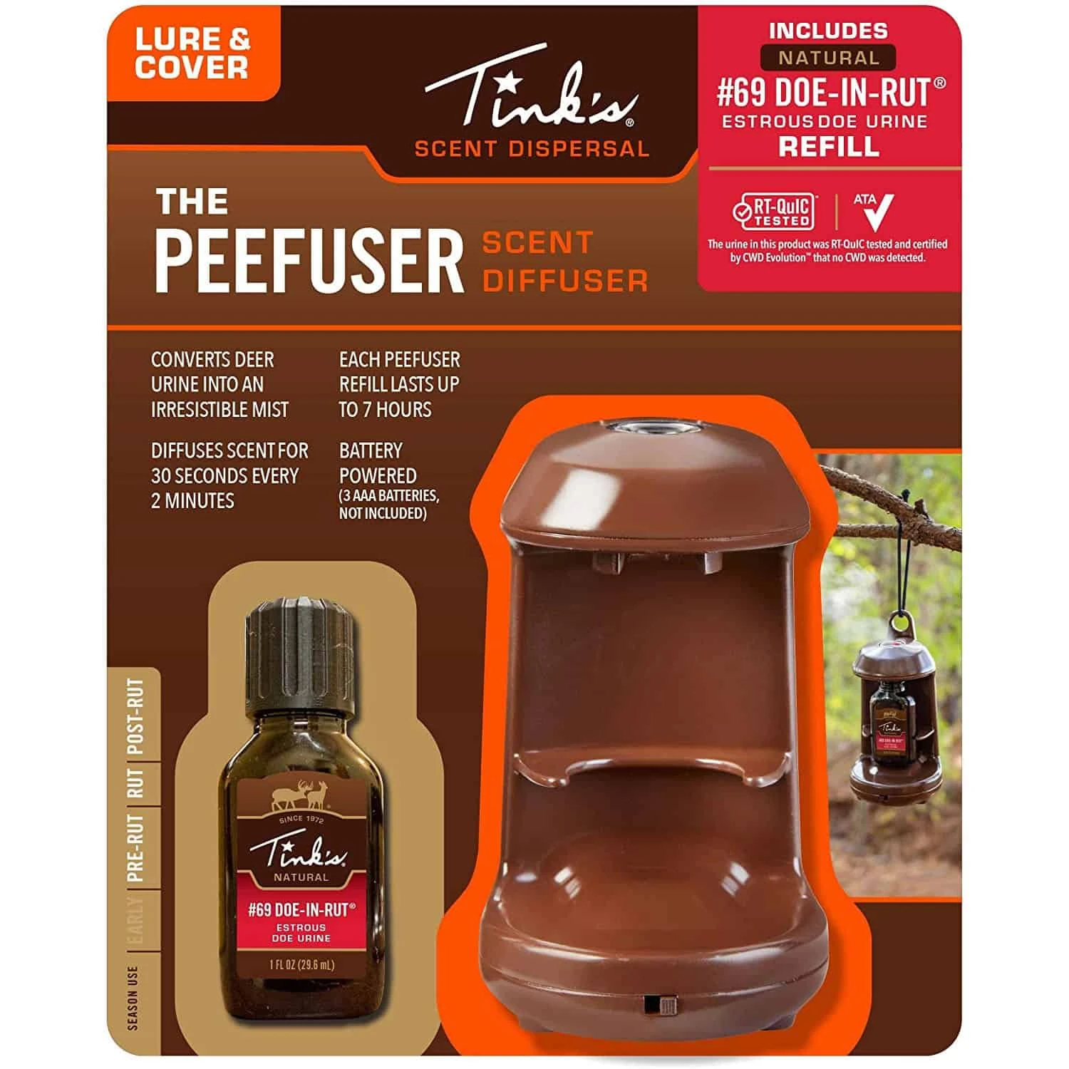 Tink’s Scents #69 Doe-In-Rut PeeFuser Scent Diffuser W5886 3 Tink’s Scents #69 Doe-In-Rut PeeFuser Scent Diffuser W5886